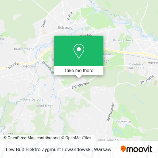 Lew Bud Elektro Zygmunt Lewandowski map