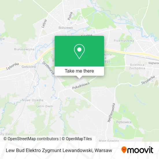 Карта Lew Bud Elektro Zygmunt Lewandowski