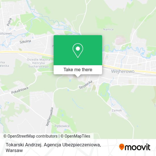 Tokarski Andrzej. Agencja Ubezpieczeniowa map