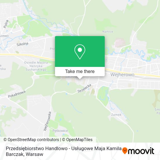 Przedsiębiorstwo Handlowo - Usługowe Maja Kamila Barczak map