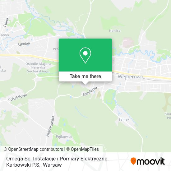 Omega Sc. Instalacje i Pomiary Elektryczne. Karbowski P.S. map