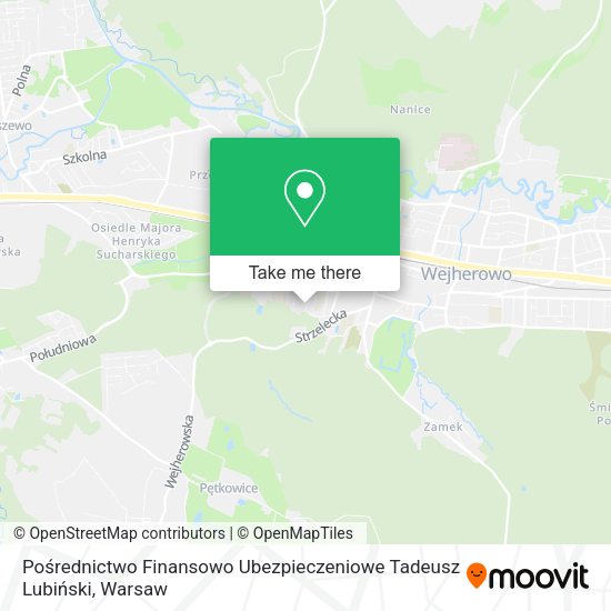 Pośrednictwo Finansowo Ubezpieczeniowe Tadeusz Lubiński map