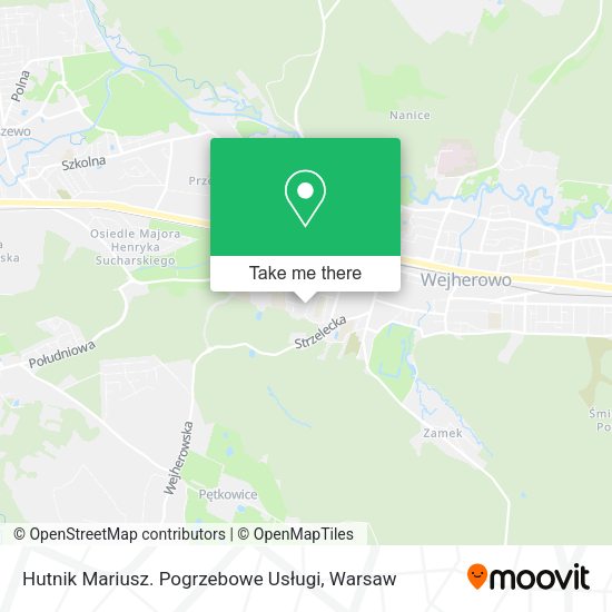 Hutnik Mariusz. Pogrzebowe Usługi map