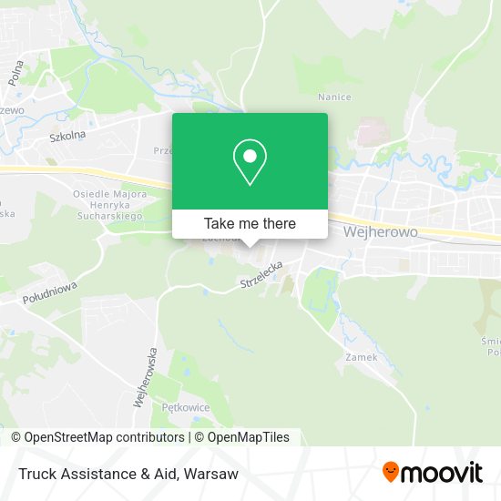 Truck Assistance & Aid map