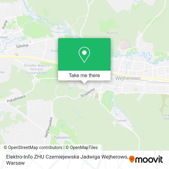 Elektro-Info ZHU Czerniejewska Jadwiga Wejherowo map