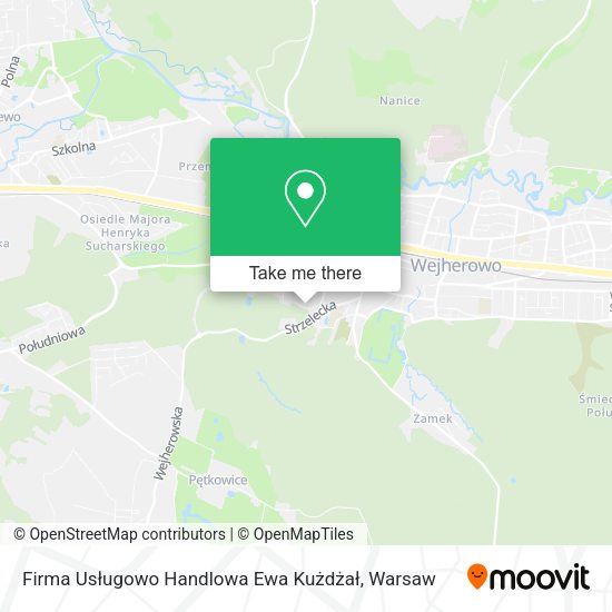 Firma Usługowo Handlowa Ewa Kużdżał map