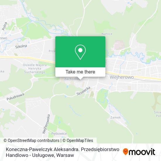 Koneczna-Pawelczyk Aleksandra. Przedsiębiorstwo Handlowo - Usługowe map