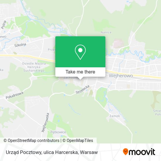 Urząd Pocztowy, ulica Harcerska map