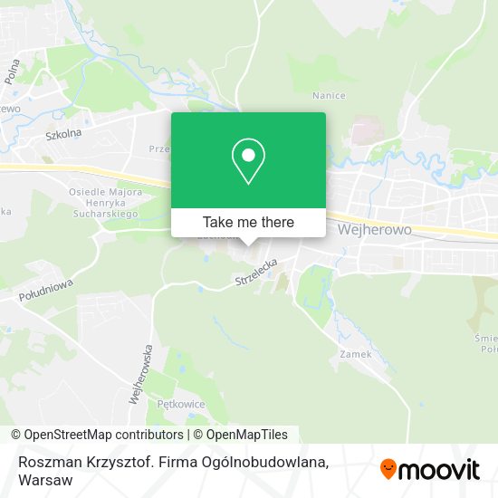 Roszman Krzysztof. Firma Ogólnobudowlana map