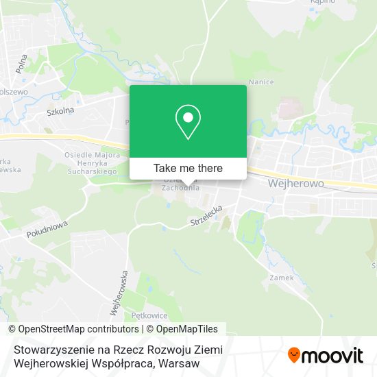 Stowarzyszenie na Rzecz Rozwoju Ziemi Wejherowskiej Współpraca map