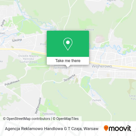 Agencja Reklamowo Handlowa G T Czaja map