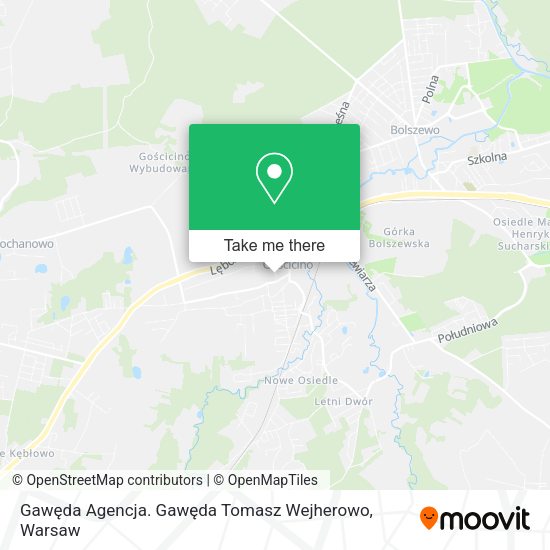 Gawęda Agencja. Gawęda Tomasz Wejherowo map