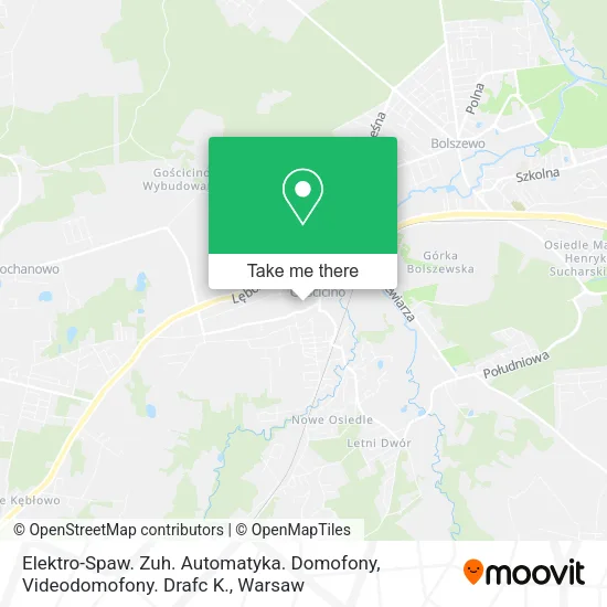 Карта Elektro-Spaw. Zuh. Automatyka. Domofony, Videodomofony. Drafc K.