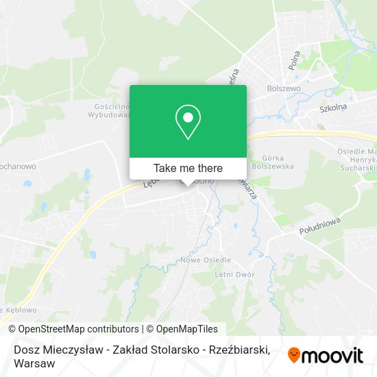 Dosz Mieczysław - Zakład Stolarsko - Rzeźbiarski map