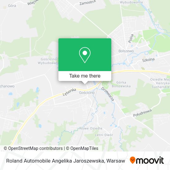 Roland Automobile Angelika Jaroszewska map