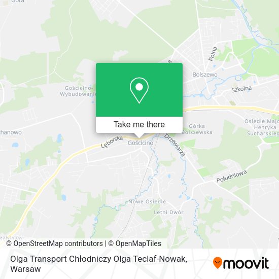 Olga Transport Chłodniczy Olga Teclaf-Nowak map