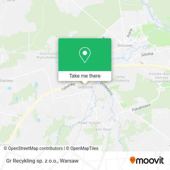 Карта Gr Recykling sp. z o.o.