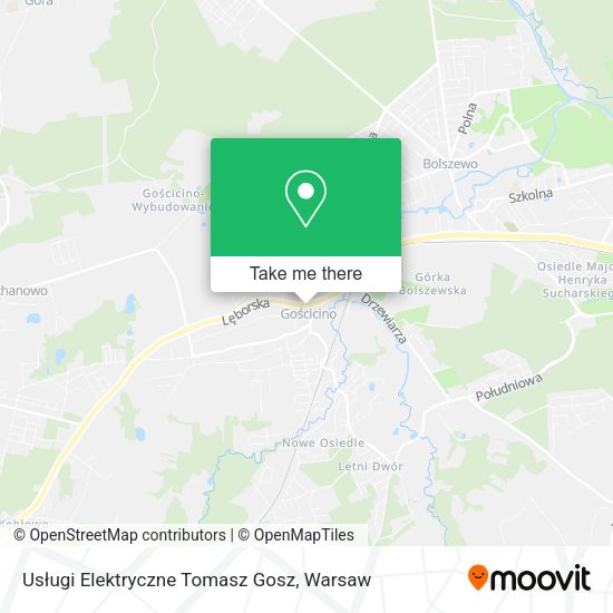 Usługi Elektryczne Tomasz Gosz map