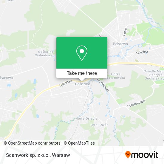 Scanwork sp. z o.o. map