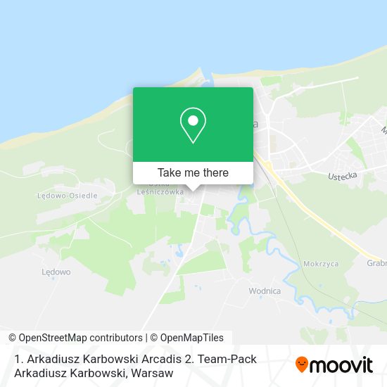 1. Arkadiusz Karbowski Arcadis 2. Team-Pack Arkadiusz Karbowski map