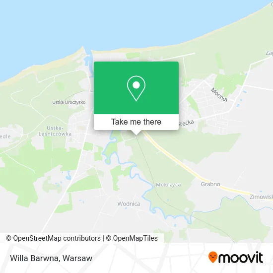 Карта Willa Barwna