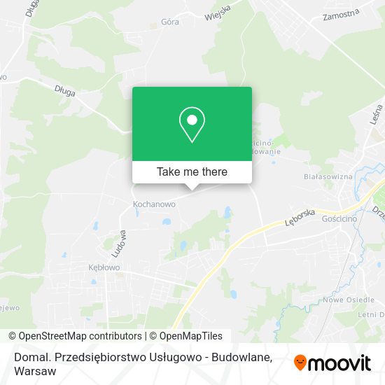 Domal. Przedsiębiorstwo Usługowo - Budowlane map