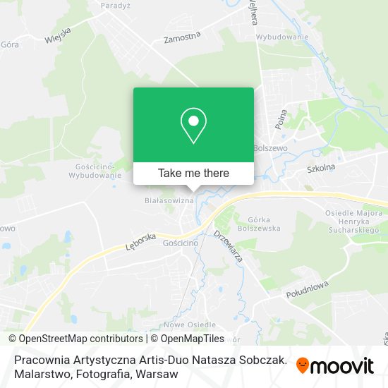 Pracownia Artystyczna Artis-Duo Natasza Sobczak. Malarstwo, Fotografia map