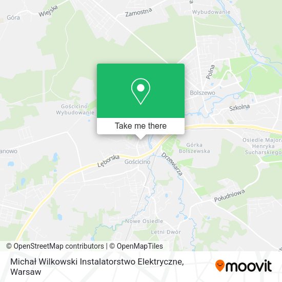 Карта Michał Wilkowski Instalatorstwo Elektryczne