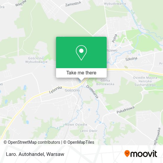 Laro. Autohandel map