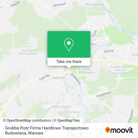 Grubba Piotr Firma Handlowo Transportowo Budowlana map