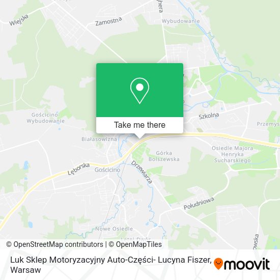 Luk Sklep Motoryzacyjny Auto-Części- Lucyna Fiszer map