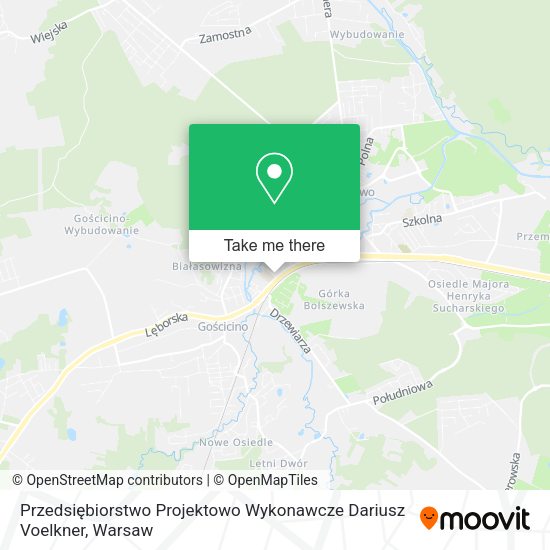 Przedsiębiorstwo Projektowo Wykonawcze Dariusz Voelkner map