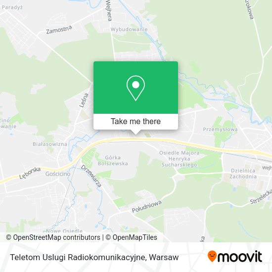 Teletom Uslugi Radiokomunikacyjne map