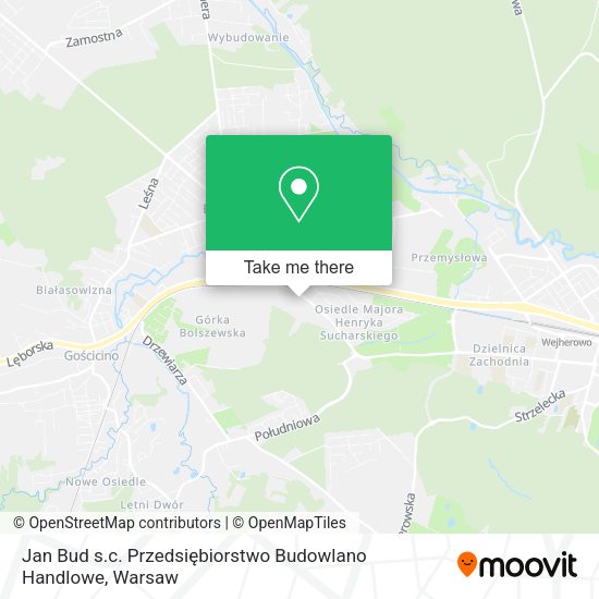 Jan Bud s.c. Przedsiębiorstwo Budowlano Handlowe map