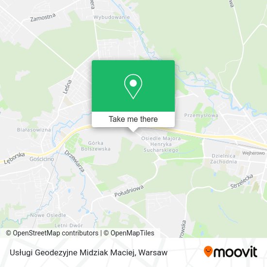 Usługi Geodezyjne Midziak Maciej map