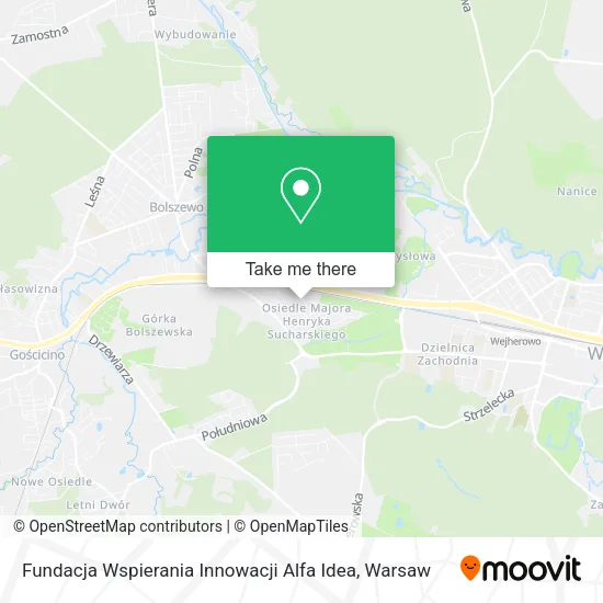 Карта Fundacja Wspierania Innowacji Alfa Idea