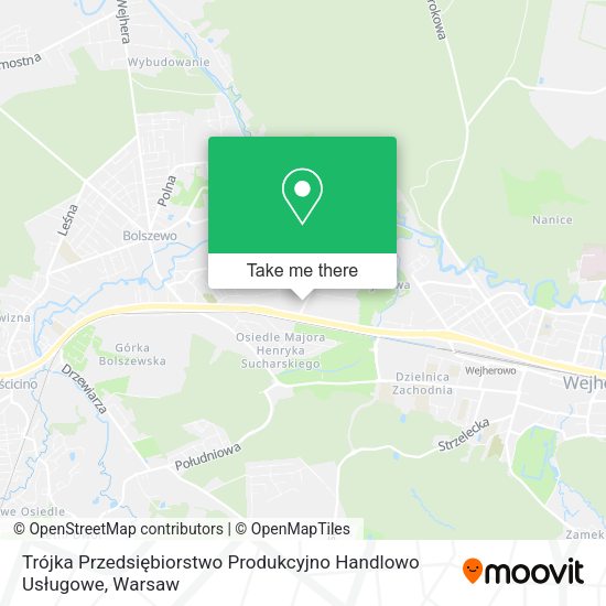 Trójka Przedsiębiorstwo Produkcyjno Handlowo Usługowe map