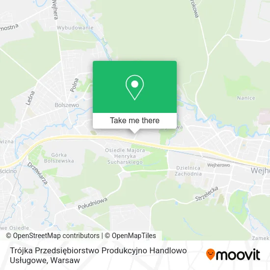 Карта Trójka Przedsiębiorstwo Produkcyjno Handlowo Usługowe