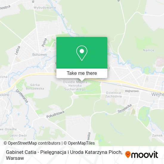 Gabinet Catia - Pielęgnacja i Uroda Katarzyna Pioch map