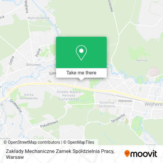 Zakłady Mechaniczne Zamek Spółdzielnia Pracy map