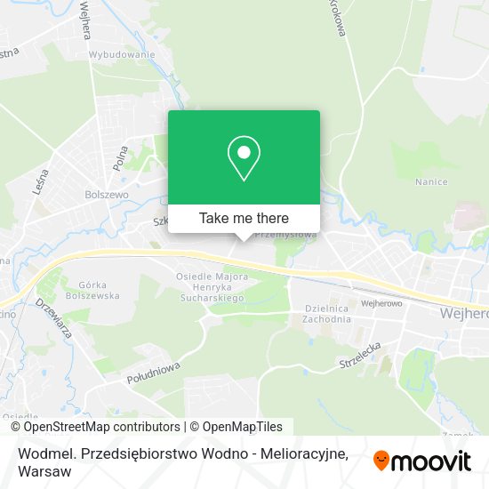 Wodmel. Przedsiębiorstwo Wodno - Melioracyjne map