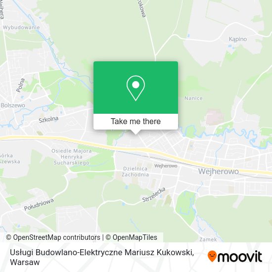 Usługi Budowlano-Elektryczne Mariusz Kukowski map