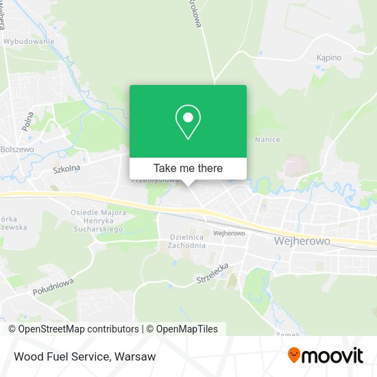 Wood Fuel Service map