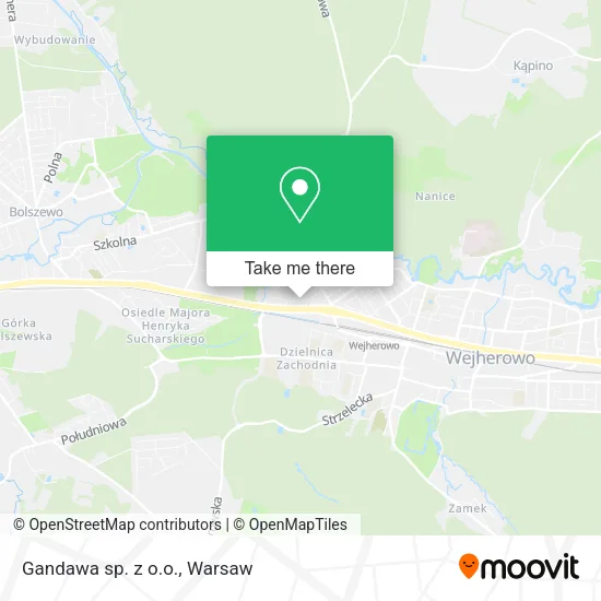 Карта Gandawa sp. z o.o.