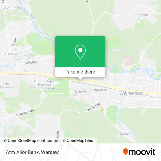 Карта Atm Alior Bank