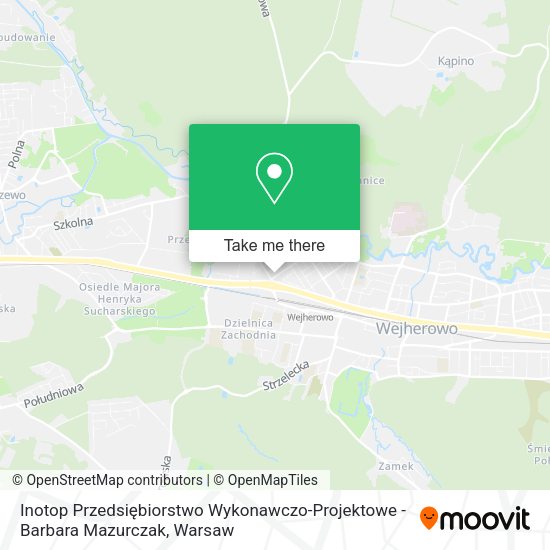 Inotop Przedsiębiorstwo Wykonawczo-Projektowe - Barbara Mazurczak map