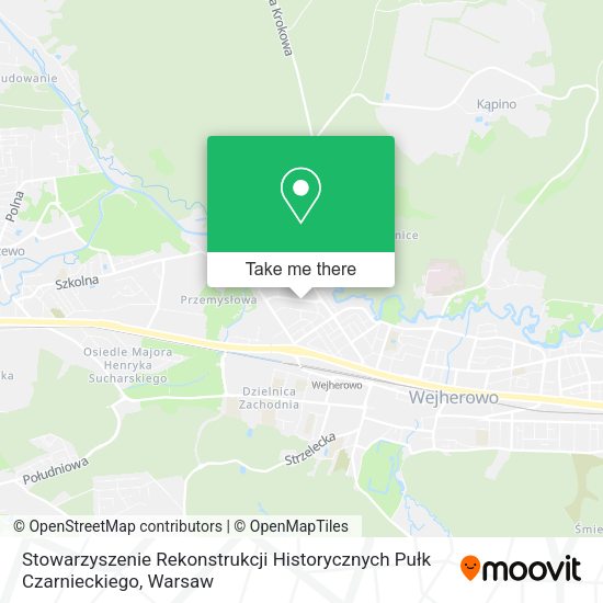 Stowarzyszenie Rekonstrukcji Historycznych Pułk Czarnieckiego map