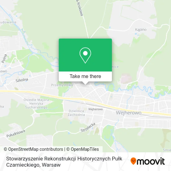 Stowarzyszenie Rekonstrukcji Historycznych Pułk Czarnieckiego map