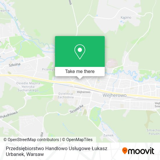 Przedsiębiorstwo Handlowo Usługowe Łukasz Urbanek map