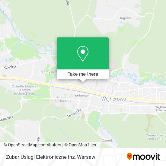 Zubar Uslugi Elektroniczne Inz map